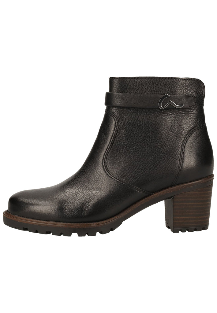 ara Stiefelette Glattleder Schwarz - surf4shoes