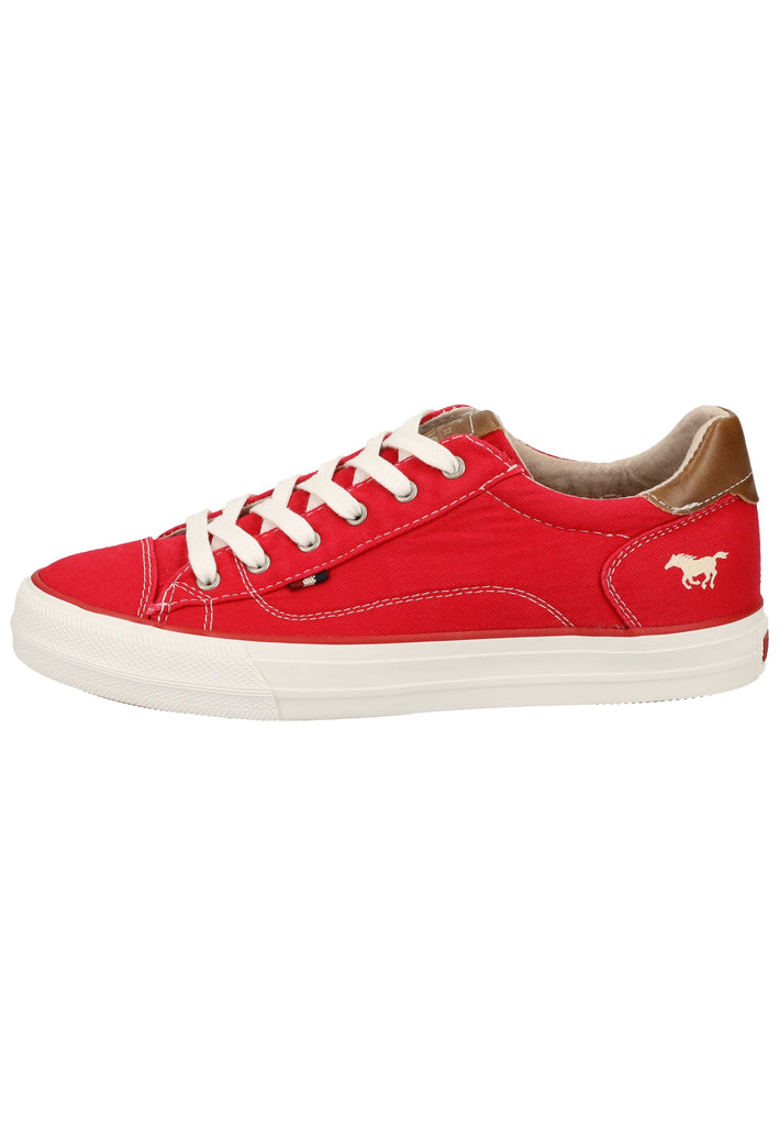 Mustang Sneaker Lederimitat/Textil Rot - surf4shoes