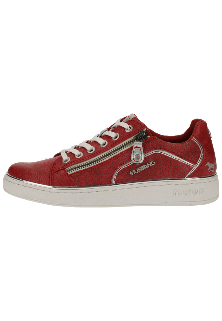 Mustang Sneaker Lederimitat Rot - surf4shoes
