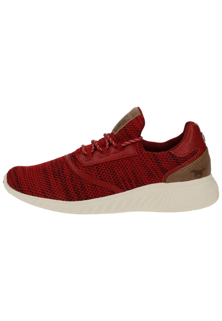 Mustang Sneaker Lederimitat/Textil Rot - surf4shoes