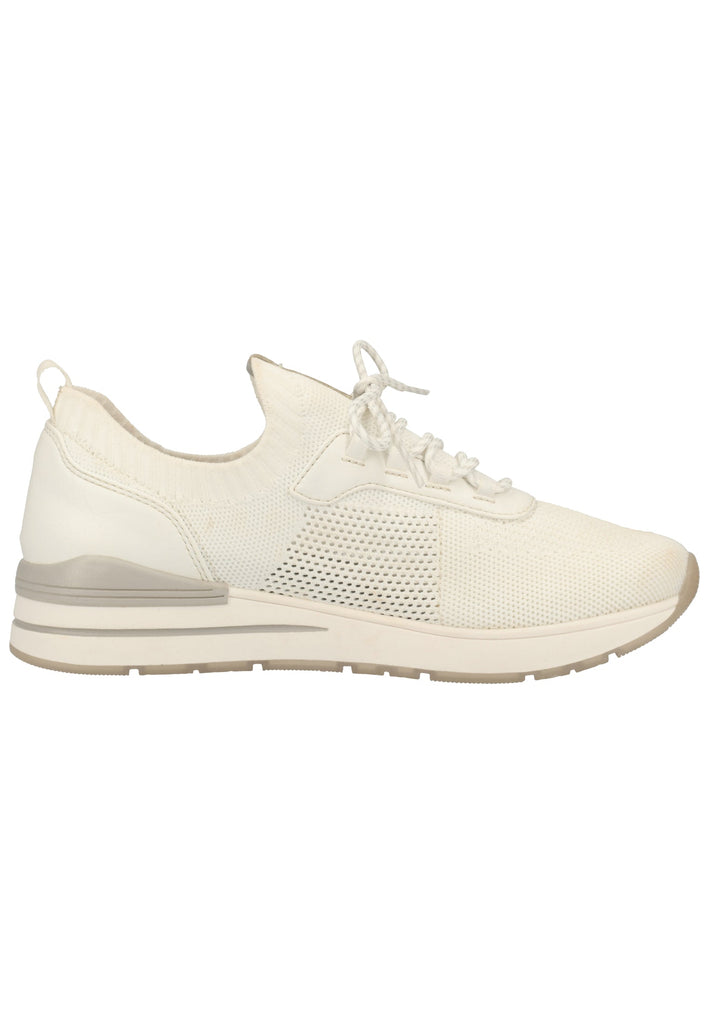 Mustang Halbschuhe Lederimitat/Textil Weiß - surf4shoes