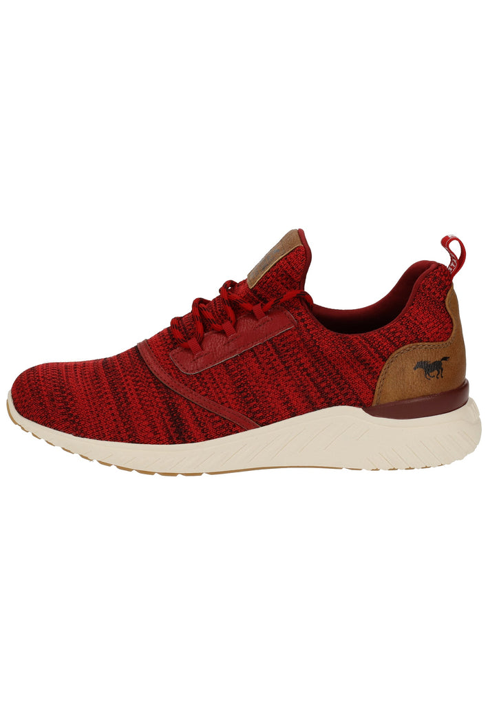 Mustang Sneaker Lederimitat/Textil Rot - surf4shoes