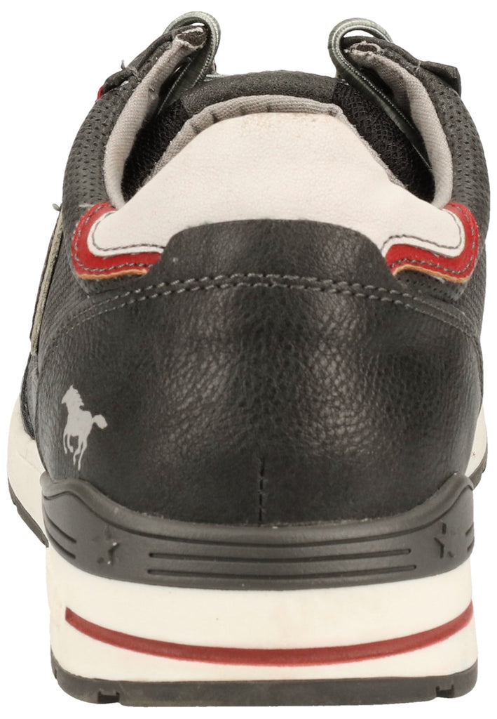 Mustang Halbschuhe Lederimitat/Textil Graphit - surf4shoes