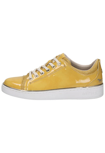 Mustang Sneaker Lederimitat Gelb - surf4shoes