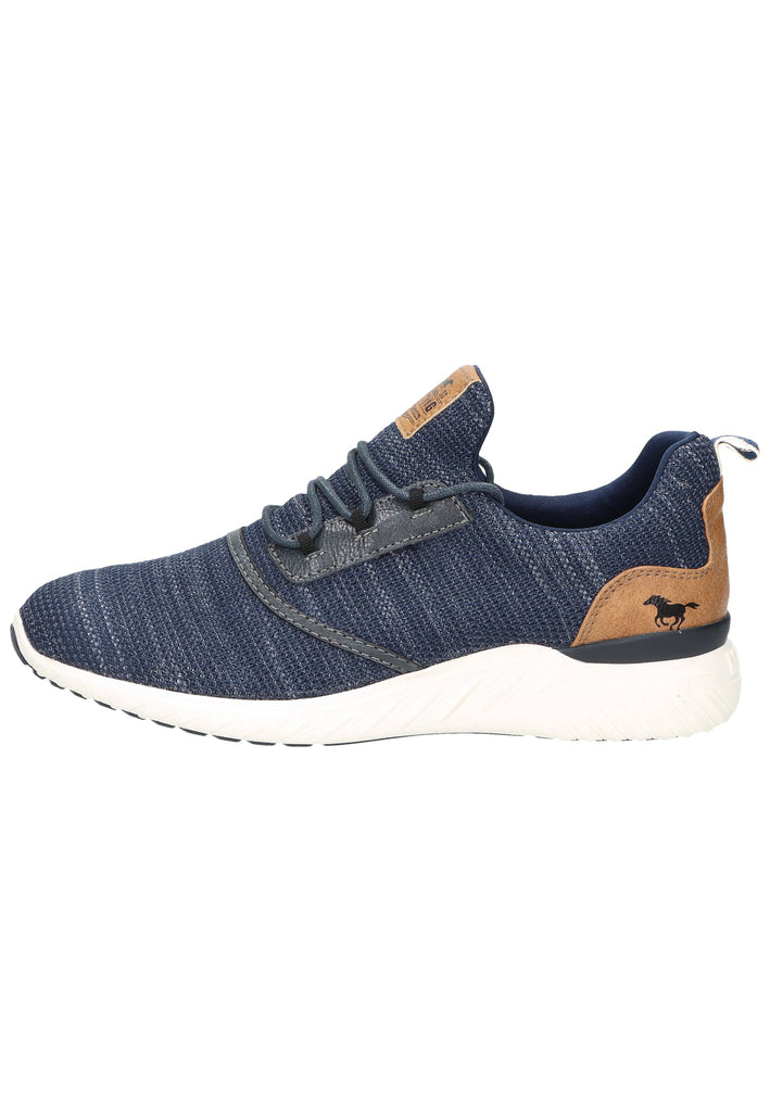 Mustang Sneaker Lederimitat/Textil Navy - surf4shoes