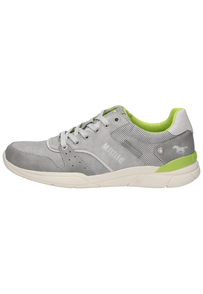 Mustang Sneaker Lederimitat Hellgrau - surf4shoes