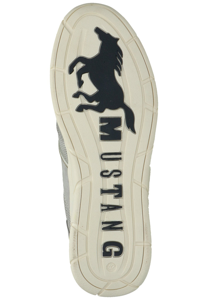 Mustang Sneaker Lederimitat Hellgrau - surf4shoes