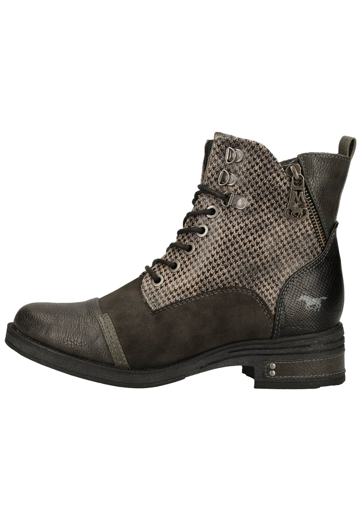 Mustang Stiefelette Lederimitat Graphit Warmfutter - surf4shoes