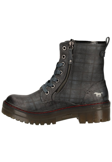 Mustang Stiefelette Lederimitat Navy - surf4shoes