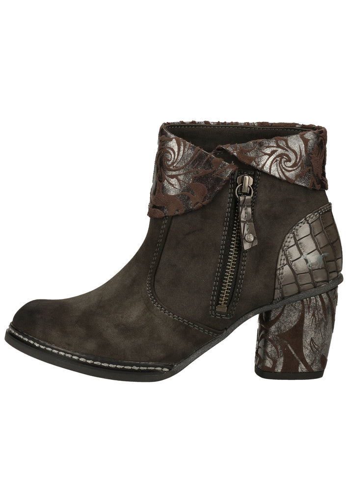 Mustang Stiefelette Lederimitat/Textil Dunkelgrau Warmfutter - surf4shoes