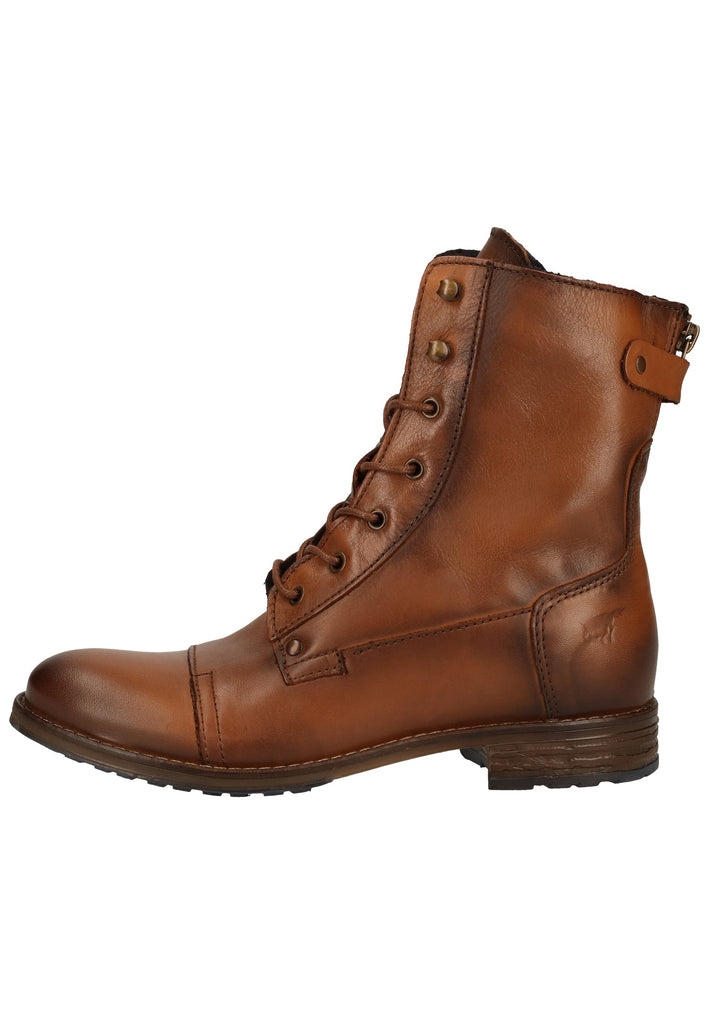 Mustang Stiefelette Leder Kastanie - surf4shoes