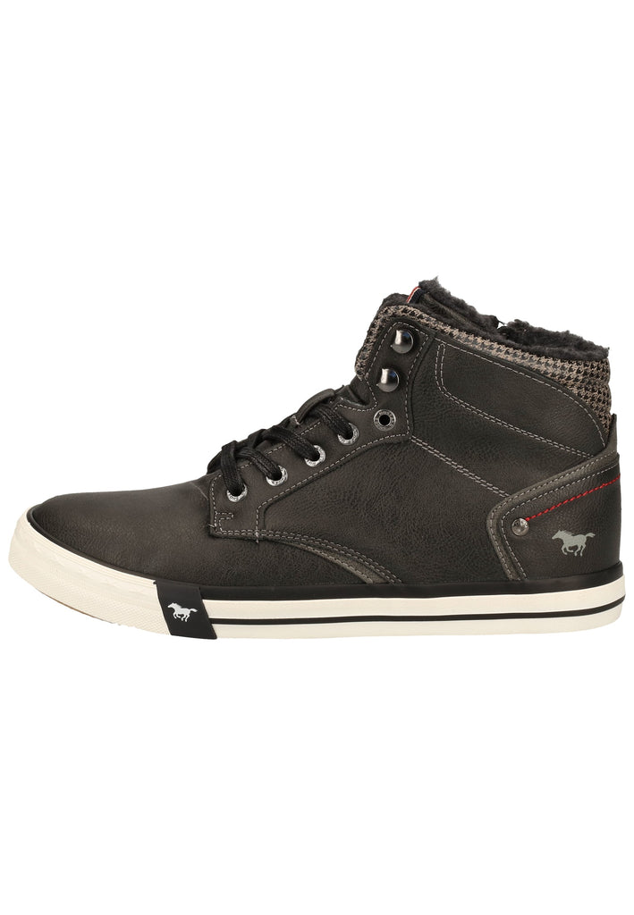 Mustang Sneaker Lederimitat Graphit Warmfutter - surf4shoes