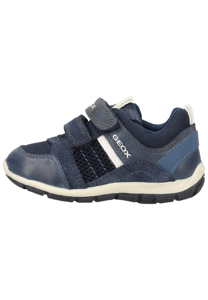 Geox Sneaker Leder/Textil Blau - surf4shoes