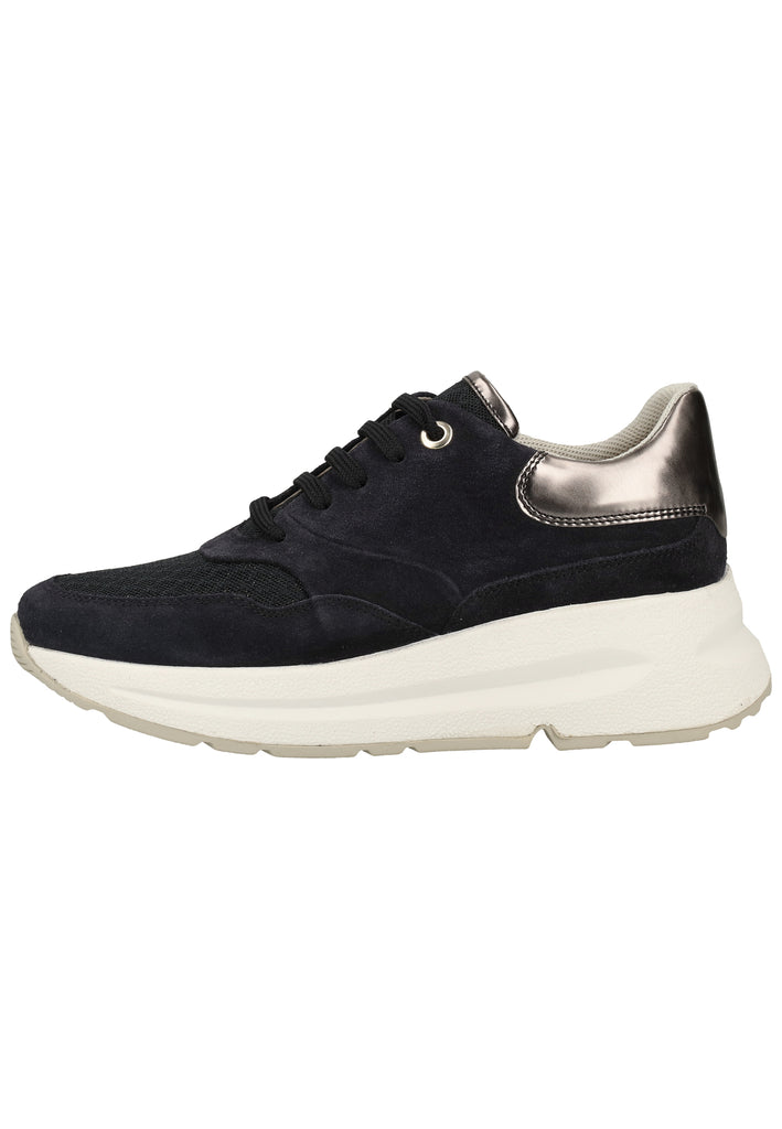 Geox Sneaker Veloursleder/Textil Blau - surf4shoes