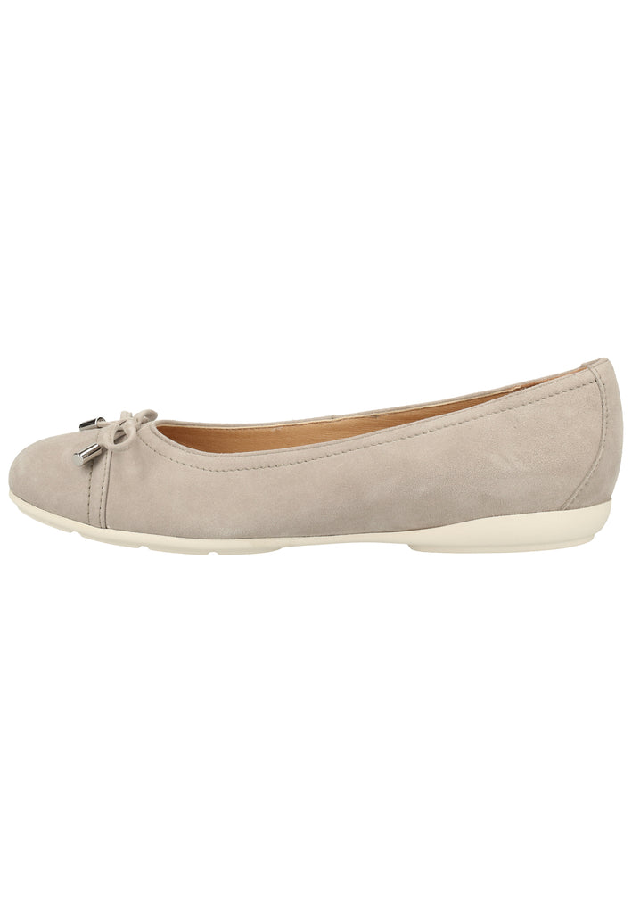 Geox Ballerinas Veloursleder Grau - surf4shoes
