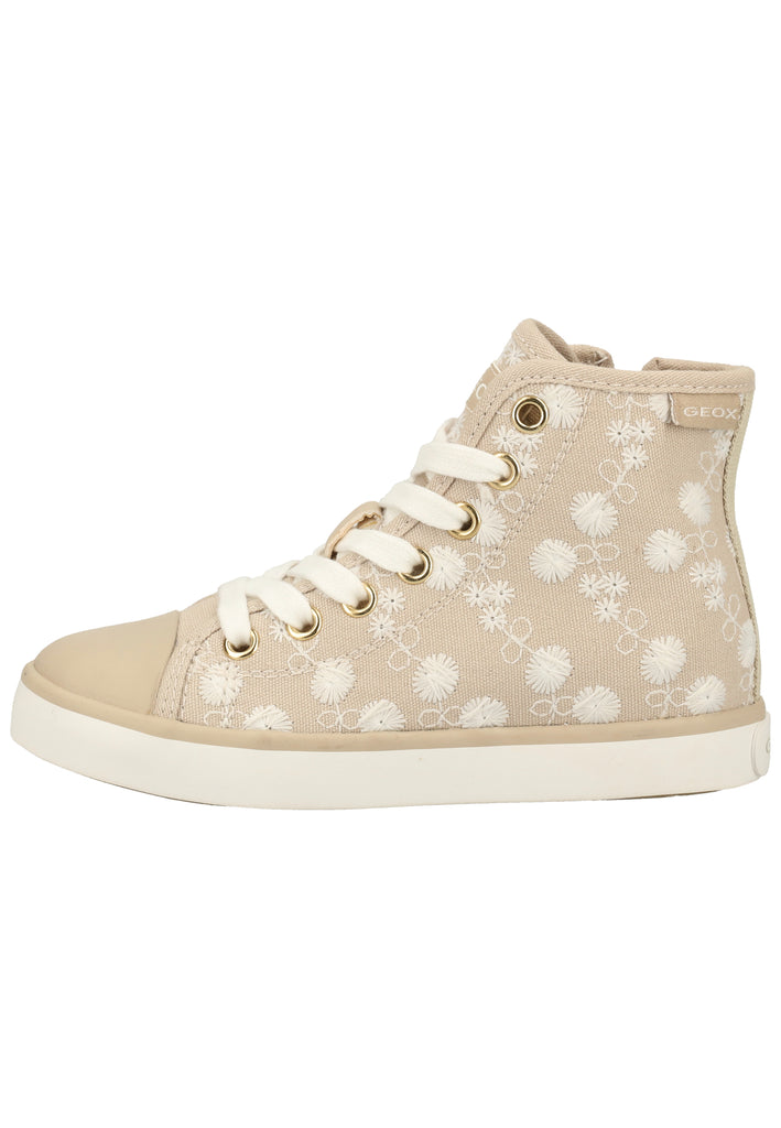 Geox Sneaker Lederimitat/Textil Beige - surf4shoes