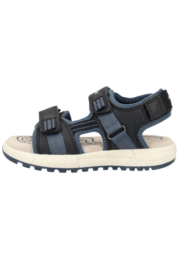 Geox Sandalen Lederimitat/Textil Navy - surf4shoes