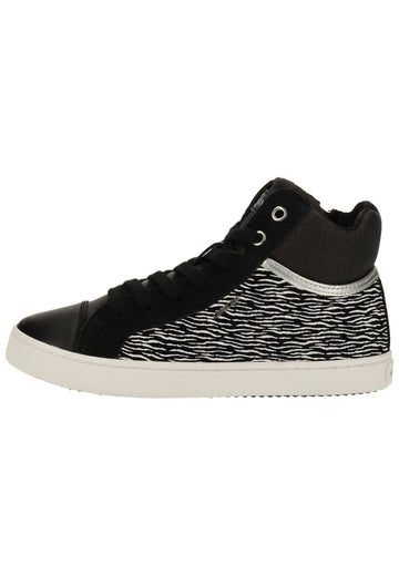 Geox Sneaker Leder/Synthetik Schwarz - surf4shoes