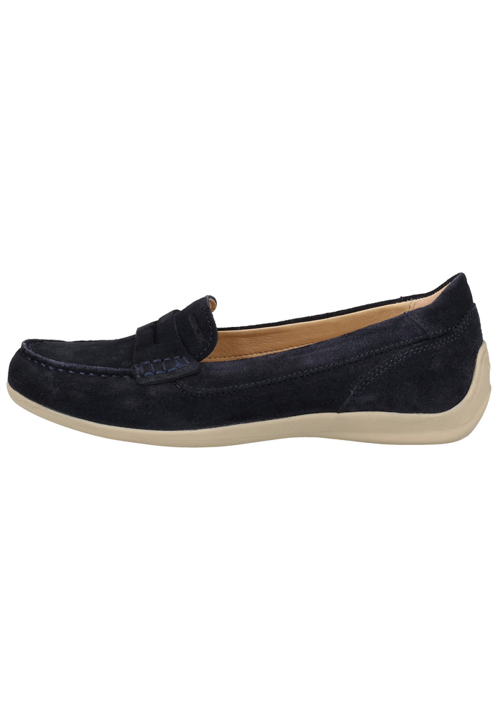 Geox Slipper Veloursleder Navy - surf4shoes