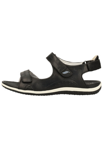 Geox Sandalen Lederimitat Schwarz - surf4shoes