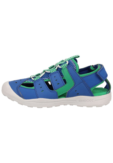 Geox Wanderschuhe Lederimitat/Textil Mittelblau - surf4shoes