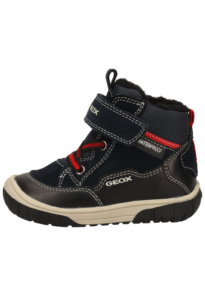Geox Stiefel Leder/Textil Navy/Schwarz Warmfutter - surf4shoes