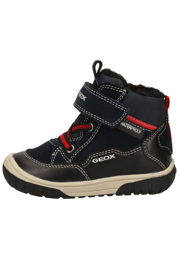 Geox Stiefel Leder/Textil Navy/Schwarz Warmfutter - surf4shoes
