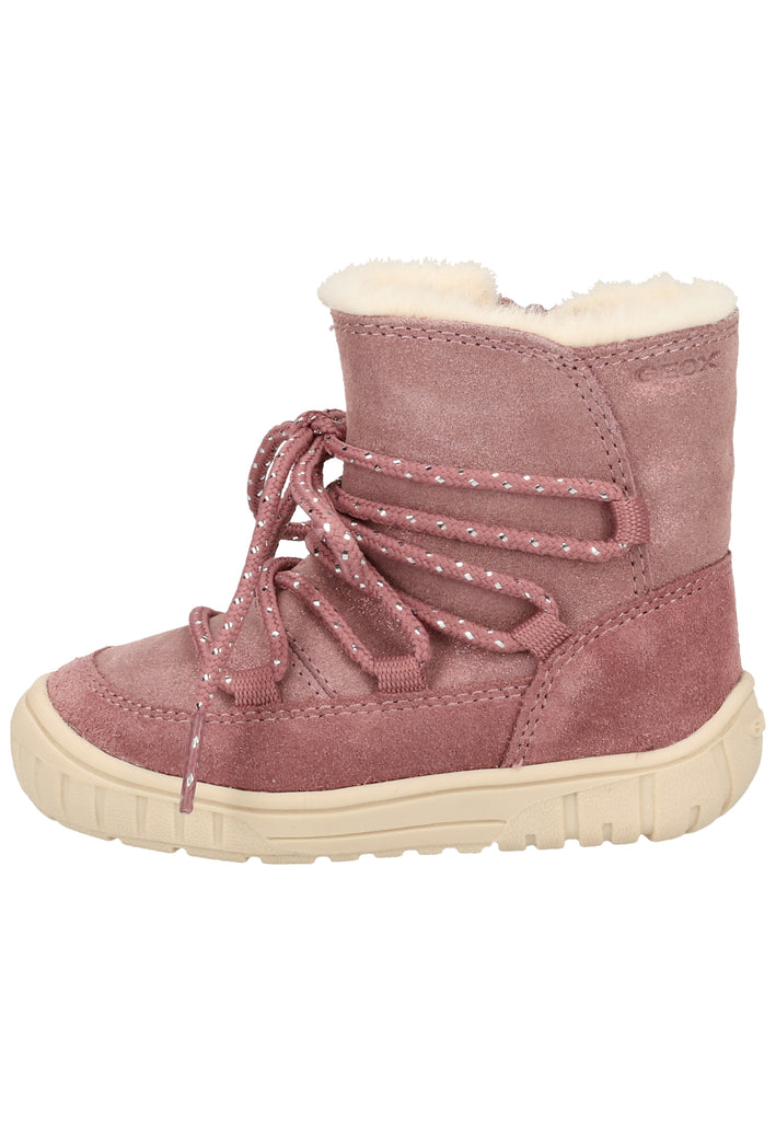 Geox Stiefel Veloursleder/Textil Rose Warmfutter - surf4shoes