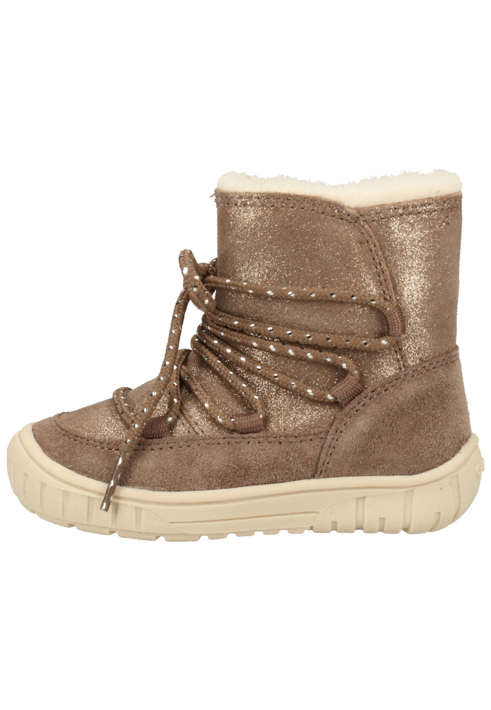 Geox Stiefel Veloursleder/Textil Gold Warmfutter - surf4shoes