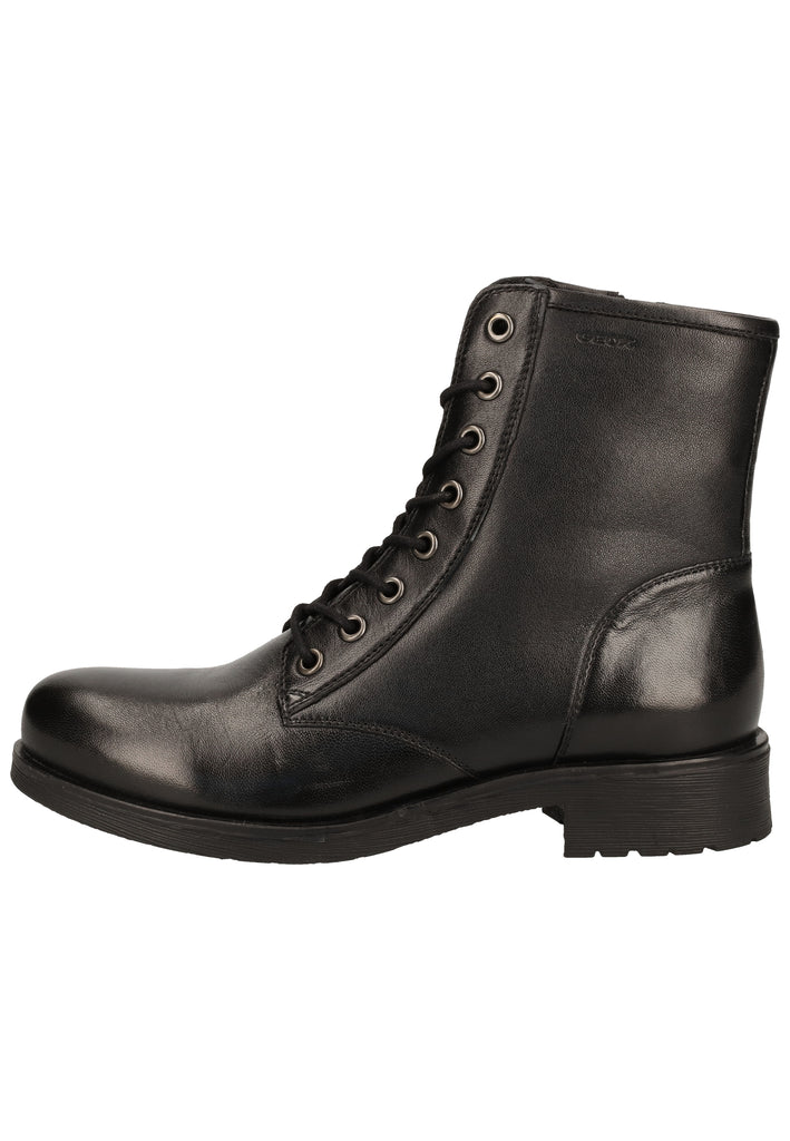 Geox Stiefelette Nappaleder Schwarz - surf4shoes