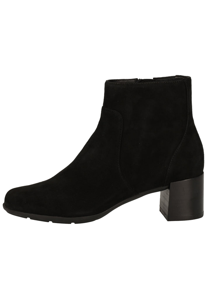 Geox Stiefelette Veloursleder Schwarz - surf4shoes