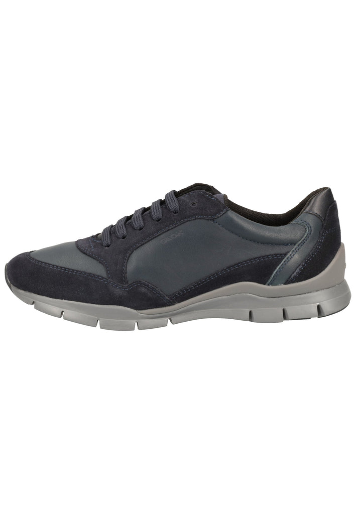 Geox Sneaker Leder/Synthetik Blau - surf4shoes