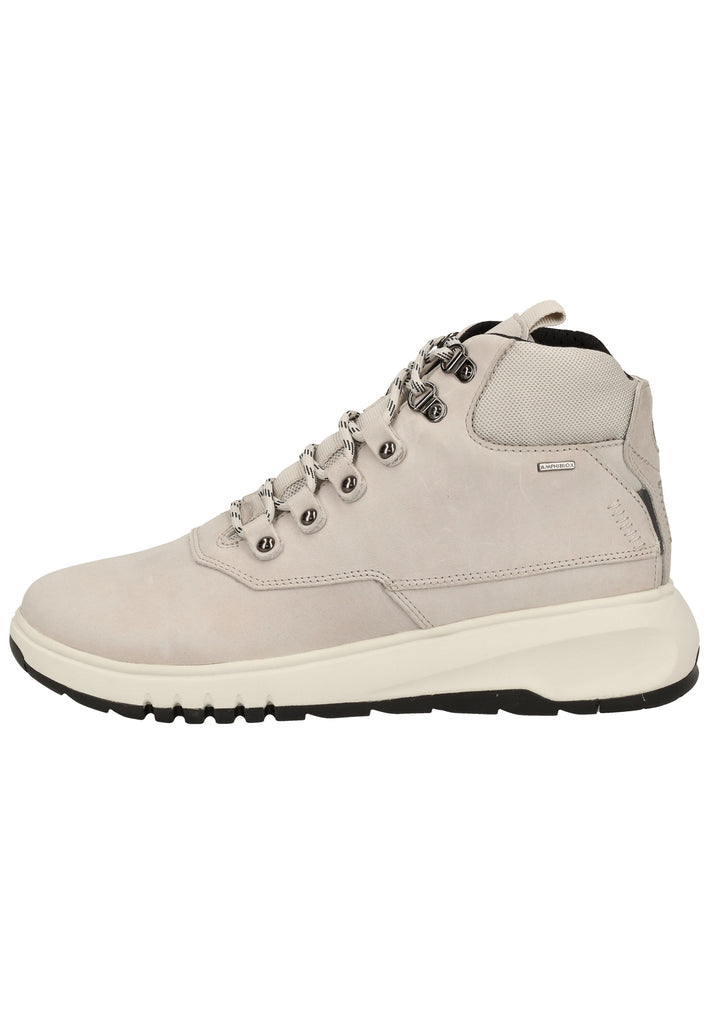 Geox Stiefelette Nubukleder/Textil Hellgrau - surf4shoes
