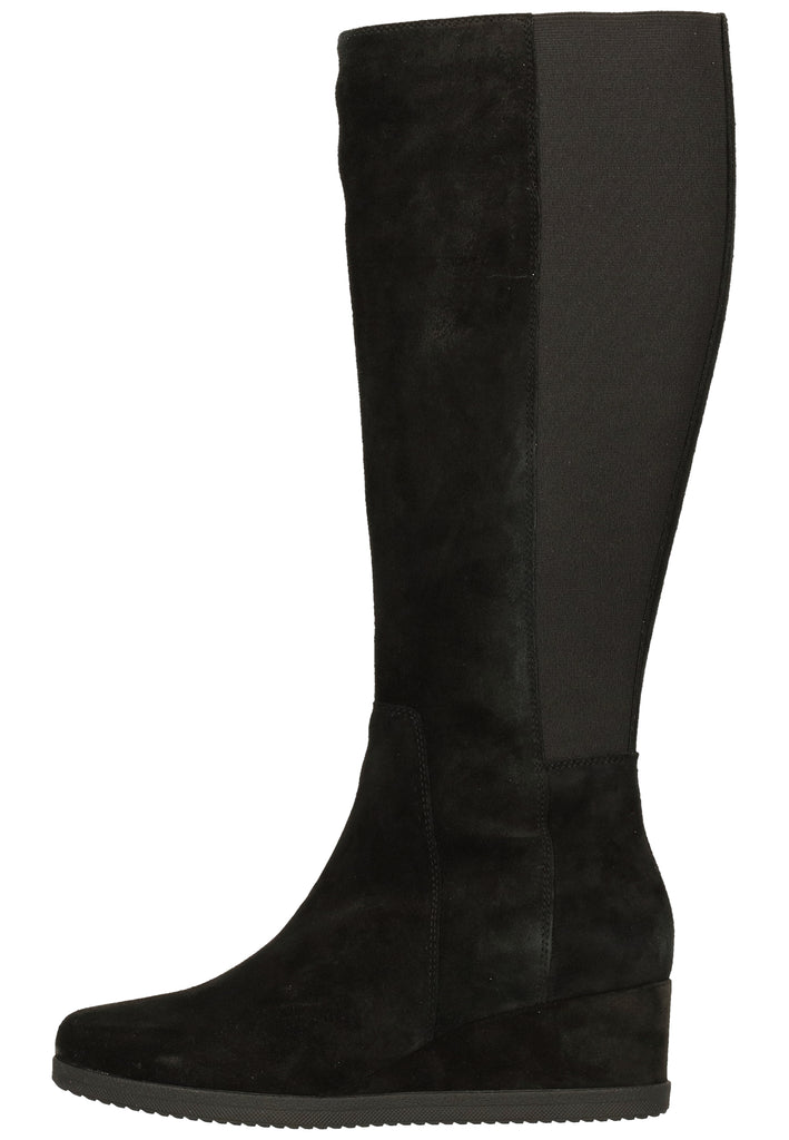 Geox Stiefel Veloursleder Schwarz - surf4shoes