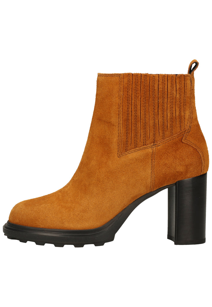 Geox Stiefelette Veloursleder/Textil Cognac - surf4shoes