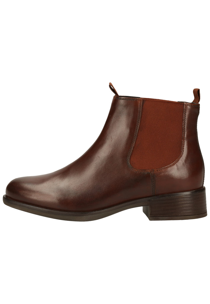 Geox Stiefelette Leder/Textil Cognac - surf4shoes