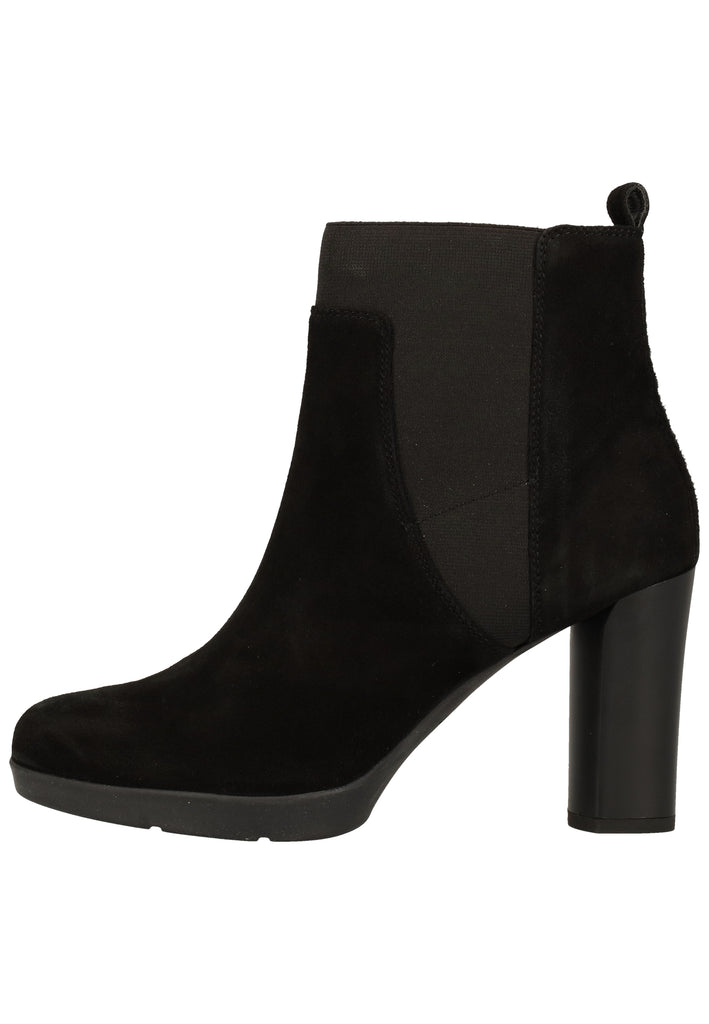 Geox Stiefelette Veloursleder Schwarz - surf4shoes