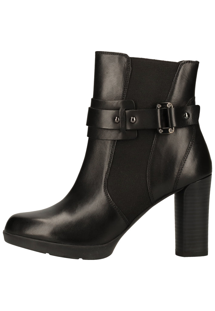 Geox Stiefelette Nappaleder Schwarz - surf4shoes