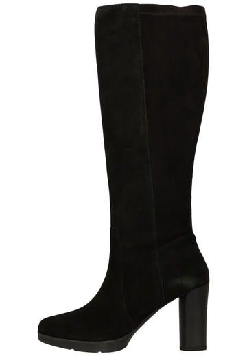 Geox Stiefel Veloursleder Schwarz - surf4shoes