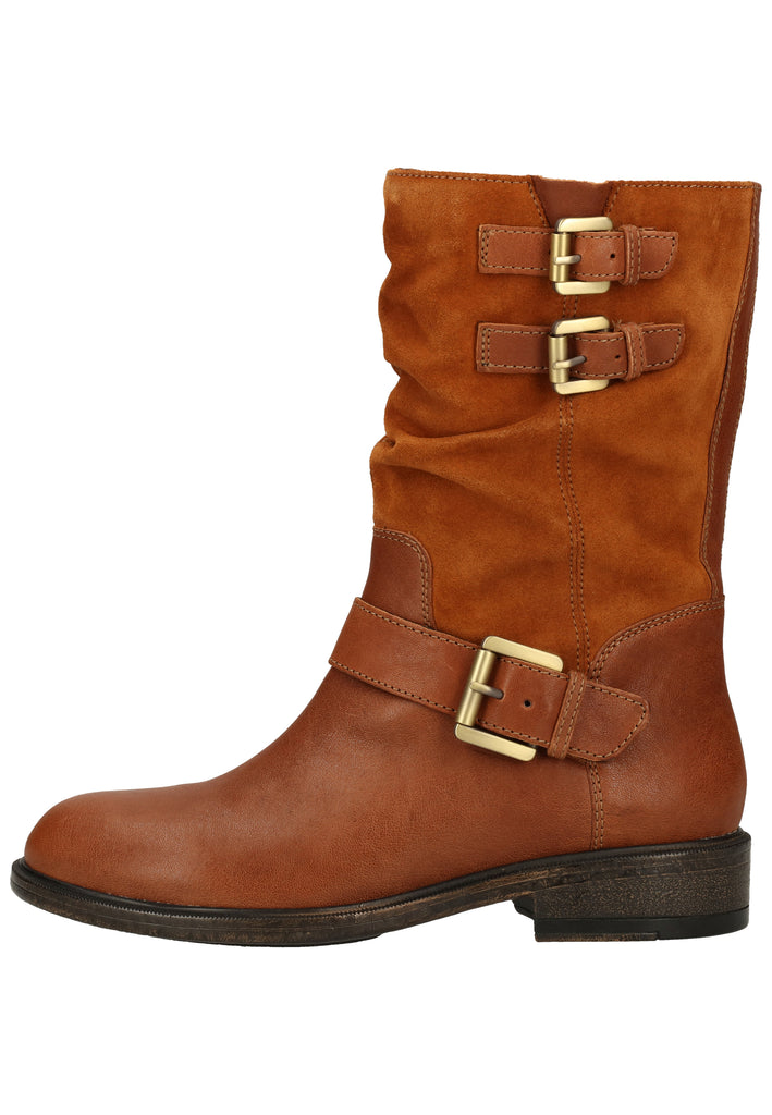 Geox Stiefelette Leder Cognac - surf4shoes