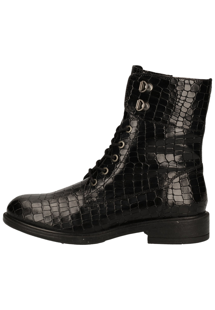 Geox Stiefelette Nappaleder Schwarz - surf4shoes