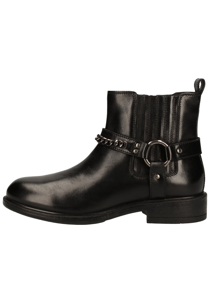 Geox Stiefelette Nappaleder Schwarz - surf4shoes
