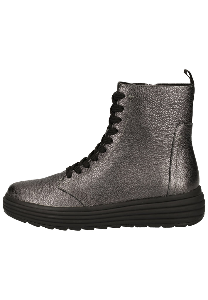 Geox Stiefelette Leder Dunkelgrau - surf4shoes