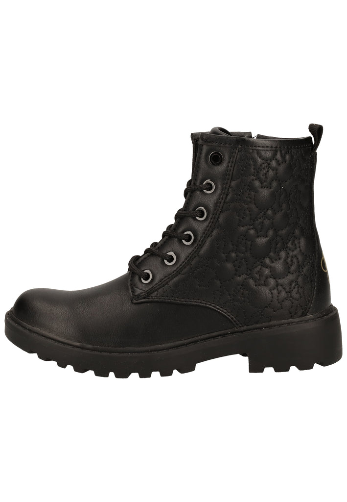 Geox Stiefelette Lederimitat Schwarz - surf4shoes