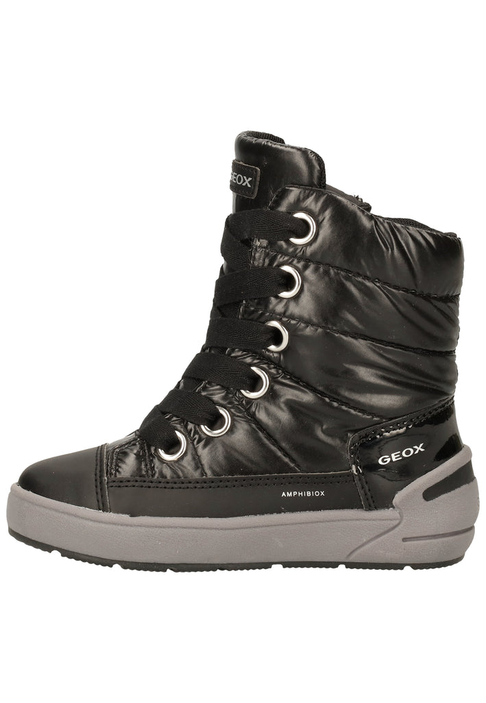 Geox Stiefelette Lederimitat Schwarz - surf4shoes