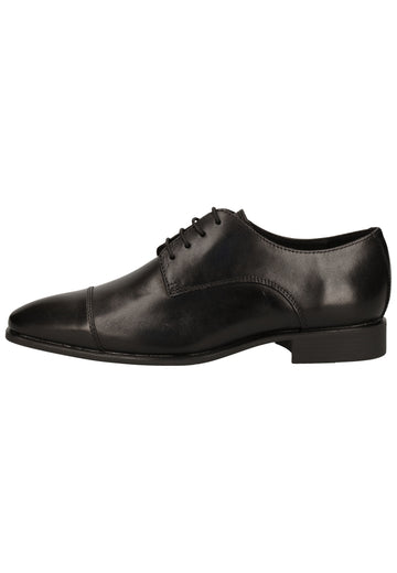 Geox Businessschuhe Glattleder Schwarz - surf4shoes