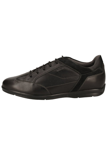 Geox Sneaker Leder/Textil Schwarz - surf4shoes
