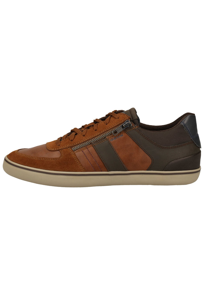Geox Sneaker Leder/Mesh Coffee - surf4shoes