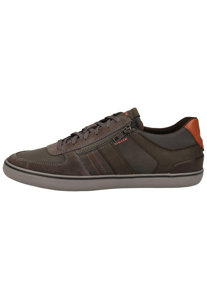 Geox Sneaker Leder/Mesh Anthrazit - surf4shoes