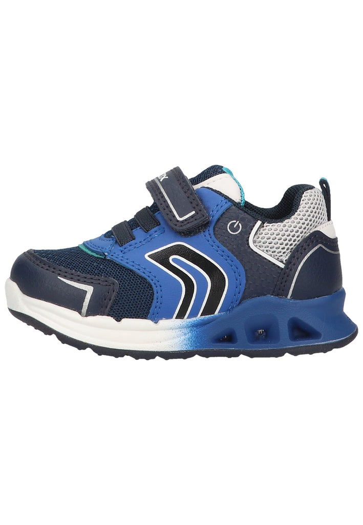 Geox Sneaker Lederimitat/Mesh Navy - surf4shoes